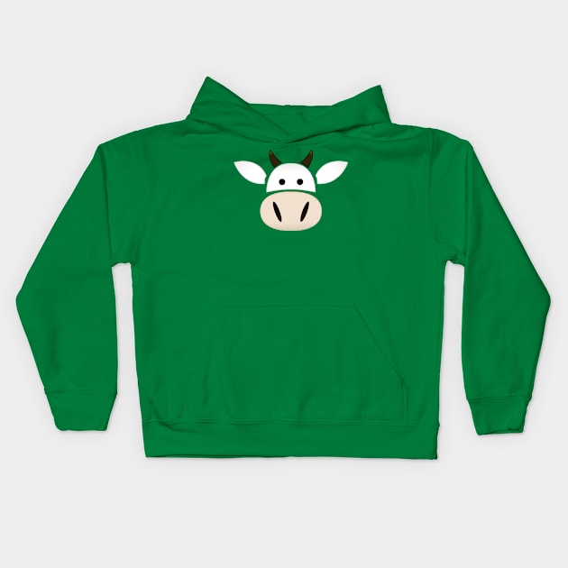 Cow Logo Kids Hoodie by Kristal Stittle